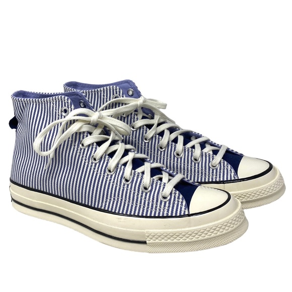 Converse Chuck 70 Shoes Skate Strip Egret Blue Casual For Men High Top A00472C - Picture 2 of 10